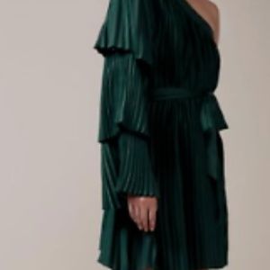 Keepsake Deep Water Mini Dress,  Forest Green